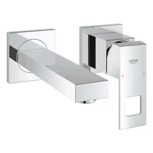 GROHE 2-hole wall-mounted mixer Eurocube 19895 19895000 chrome