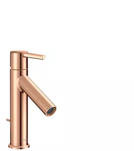 Hansgrohe basin mixer 100 CoolStart Axor 10007300 Polished Red Gold