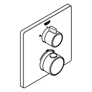 GROHE  shower mixer Grohtherm 102209 1022092430 matt black