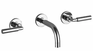 Dornbracht wall-mounted basin mixer . Tara. 36707882-08 Platinum
