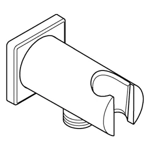 GROHE wall connection elbow Rainshower 26659DC0 supersteel