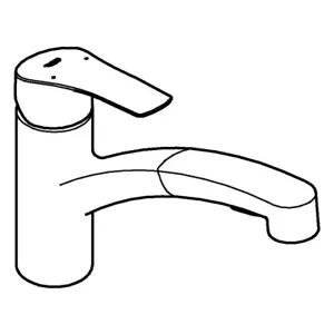 GROHE basin Mixer Eurosmart 30305_1 30305001 chrome