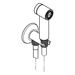 GROHE wall bracket set Rainshower Aqua 26841000 chrome