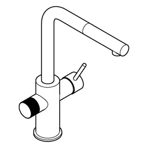 GROHE  Mixer GROHE Blue Pure Minta 30590DC0 super steel