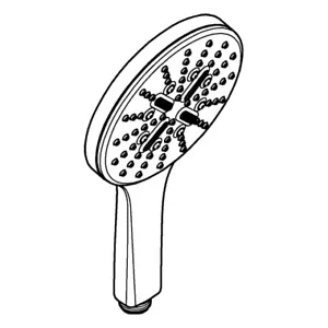 GROHE hand shower Rainshower 130 26574DC0 super steel