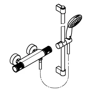 GROHE  shower mixer Grohtherm 1000 34834001 chrome