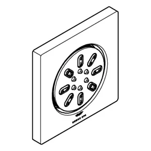 GROHE side shower 26802 Rainshower Aqua 26802DC0 supersteel