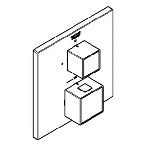 GROHE  shower mixer Grohtherm Cube 24153DC0 supersteel