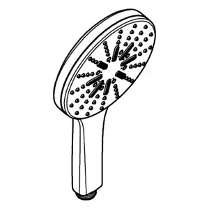 GROHE hand shower Rainshower Aqua 101676 101676AL00 hard graphite brushed