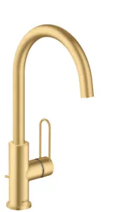 Hansgrohe basin mixer 240 Axor Uno 38036250 Brushed Gold Optic