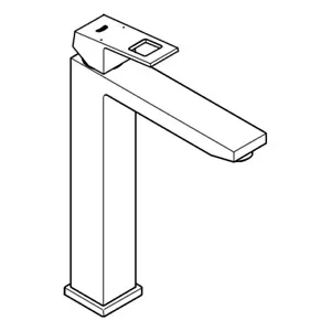 GROHE basin Mixer Eurocube 23406 23406DC0 supersteel