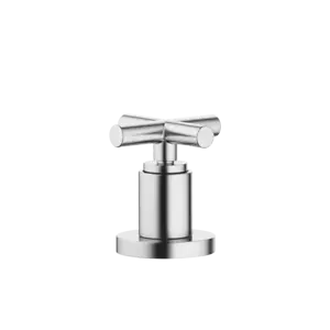 Dornbracht TARA Two-way diverter for bath rim or tile edge installation Brushed