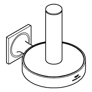 GROHE Allure toilet paper holder 40956001 chrome