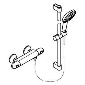 GROHE  bath mixer Grohtherm 1000 34820005 chrome
