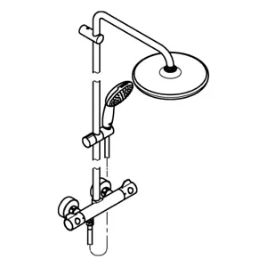 GROHE shower system Tempesta 210 26811_1 26811001 chrome