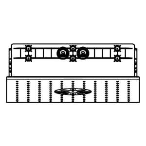 GROHE ceiling shower Rainshower Aqua Duo 26733000 chrome