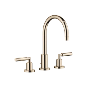 Dornbracht TARA Three-hole basin mixer w. pop-up waste Champagne 20713882-47