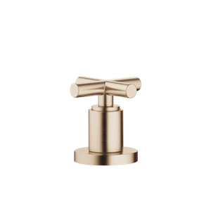 Dornbracht TARA Deck valve clockwise closing Brushed Champagne 20000892-46