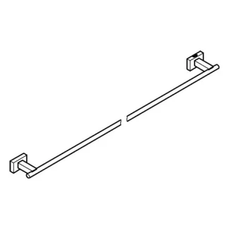 GROHE Essentials Cube bath towel holder 40509DC1 supersteel