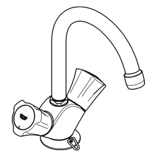 GROHE  single-hole mixer Costa 21337_1 21337001 chrome