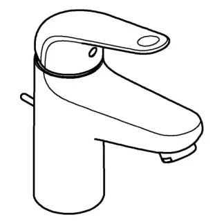 GROHE basin Mixer Euroeco 23262_1 23262001 chrome