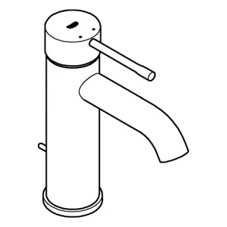 GROHE single-lever basin mixer Essence 24171DC1 supersteel