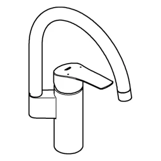 GROHE basin Mixer Eurosmart 33202_3 332022433 matt black