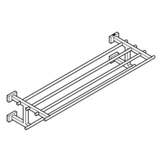 GROHE Multi-Bath Towel Holder Essentials 40512DC1 supersteel