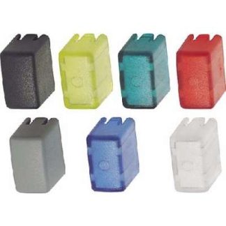 5x Зеленый/прозрачный комплект крышек - Индикаторная линза светится зеленым цветом 5TG8062 (комплект)