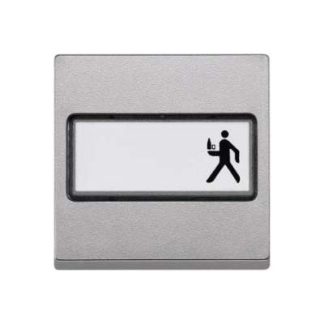 Алюминиевая накладка с этикеткой - крышка для переключателя/кнопки 433360