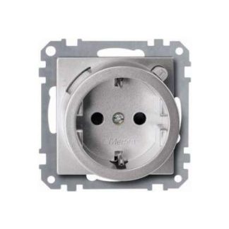 Вставка для розетки FI из алюминия, Schuko BRS - штекерная розетка 232860