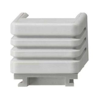 Входной патрубок канала серый 15x30, плоский сошник для поверхностного монтажа - Кабель входного патрубка канала серый 001030