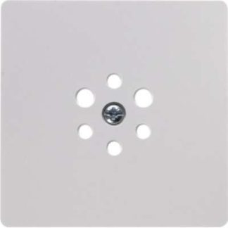 Белая центральная панель Polar для 6-контактной розетки - Клиника - установка центрального элемента 1474...