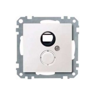 Белая опорная рама с центральной пластиной - базовый элемент с центральной крышкой 296419