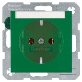 Розетка Schuko gn + поле описания - Розетка ( 47501903