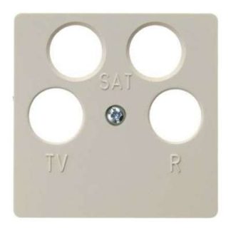 Белая центральная пластина для 4-контактного антенного разъема - Центральная промежуточная крышка 148402