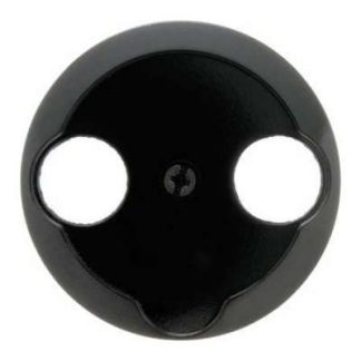 Черная центральная пластина для двухконтактного антенного разъема - Центральная крышка 103921