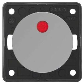 Переключатель-качелька с подсветкой - Кнопка 1, замыкание контакта (НЗ), серый 937722507