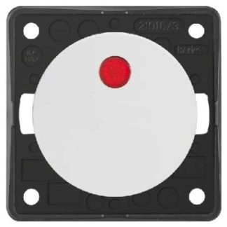 Кнопка-качелька с подсветкой - Кнопка 1, контакт (НЗ), белый цвет 937722509