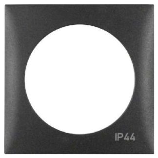 Рамка 1f.anth с уплотнительным кольцом - Однорамочная, антрацитовая 918272595