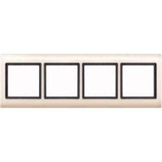 4-сторонняя рамка, белая, горизонтальная/вертикальная - 4-секционная рамка, белая, 400444