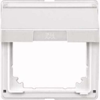 AQUAD. Промежуточное кольцо, полярно-белого цвета, с откидной крышкой и этикеткой - Пластина 516619