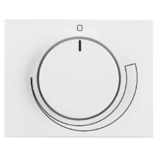 Центральная пластина PWS/GL с кнопкой управления - крышка переключателя, белая, артикул 11357209