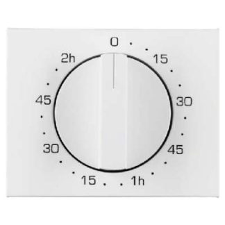 Центральный элемент PWS с кнопкой управления - Крышка переключателя таймера, белая, артикул 16357109