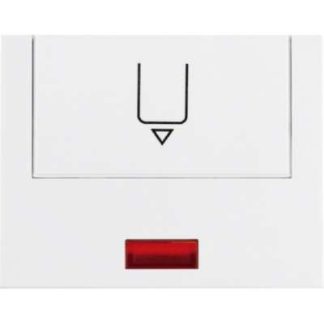 Держатель для гостиничных карт, белый с принтом - накладка для выключателя/кнопки 1641...