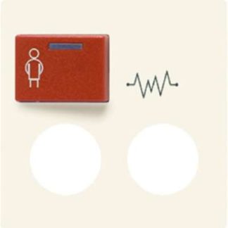 Белая накладка для переключателя Fab.Ackermann - накладка на выключатель кремово-белого цвета A 071 A