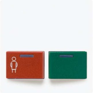 Белая крышка для переключателя Fab.Ackermann - накладка на выключатель кремово-белого цвета A 642 B-1 WW