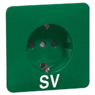 Электрическая розетка - Розетка (гнездо) D 80.6611 SI GRÜN SV