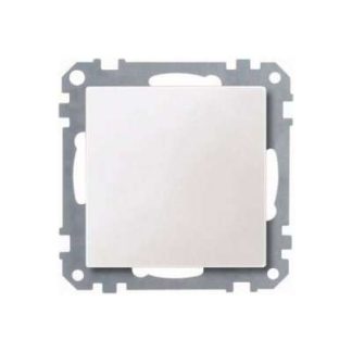 Белая торцевая заглушка - базовый элемент с центральной крышкой 391719