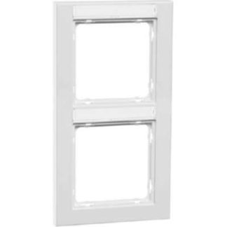 Двухсекционная рама, чисто белая, вертикальная - Двухсекционная рама, белая D 20.672.022 T NA